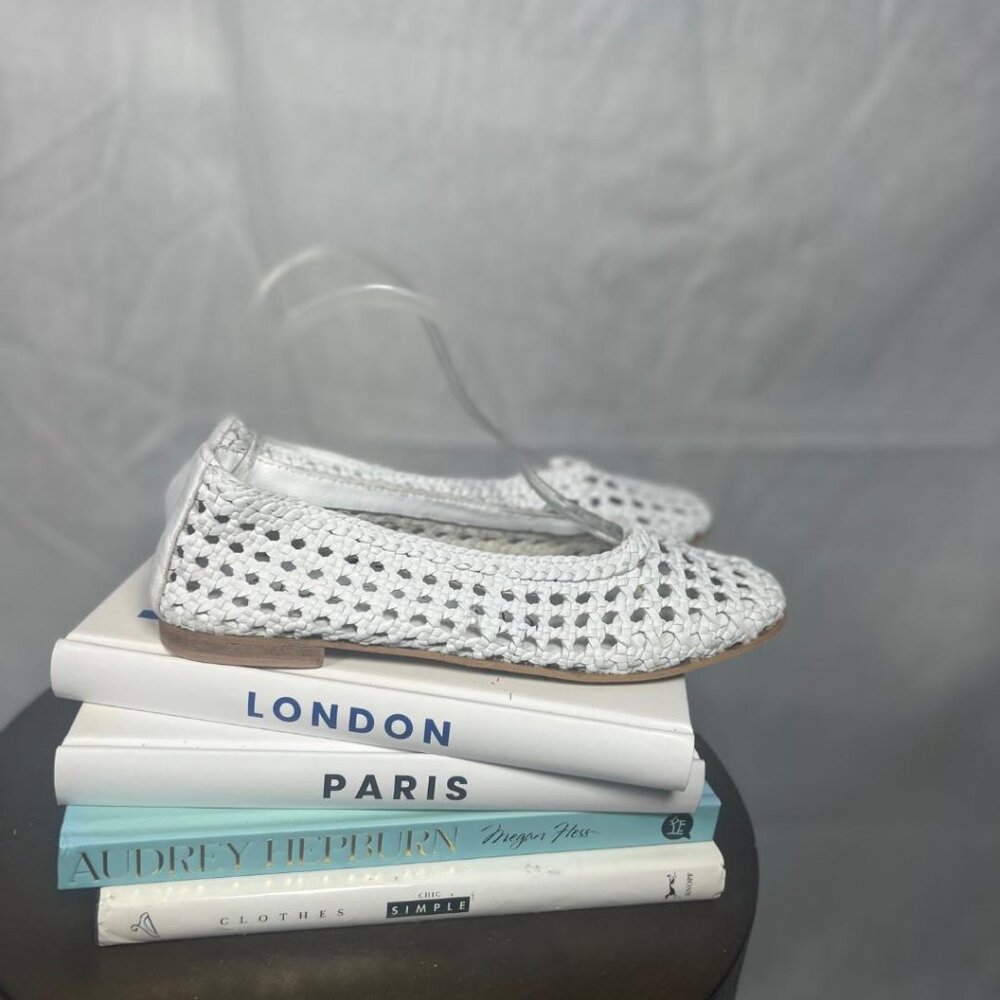 NWT Musse & Cloud Women's Seline Ballet Flat in White - Size 39/8 - Picture 4 of 7